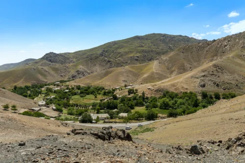 Panorama of the Dara Valley. 360 degree panorama