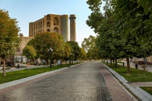 Samarkand. The Bibi-Khanym Mosque