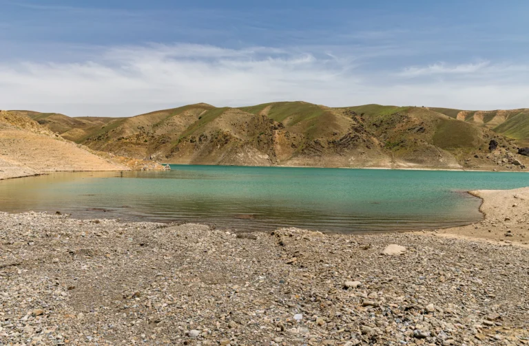 Panorama of the Zaamin reservoir. Part 2